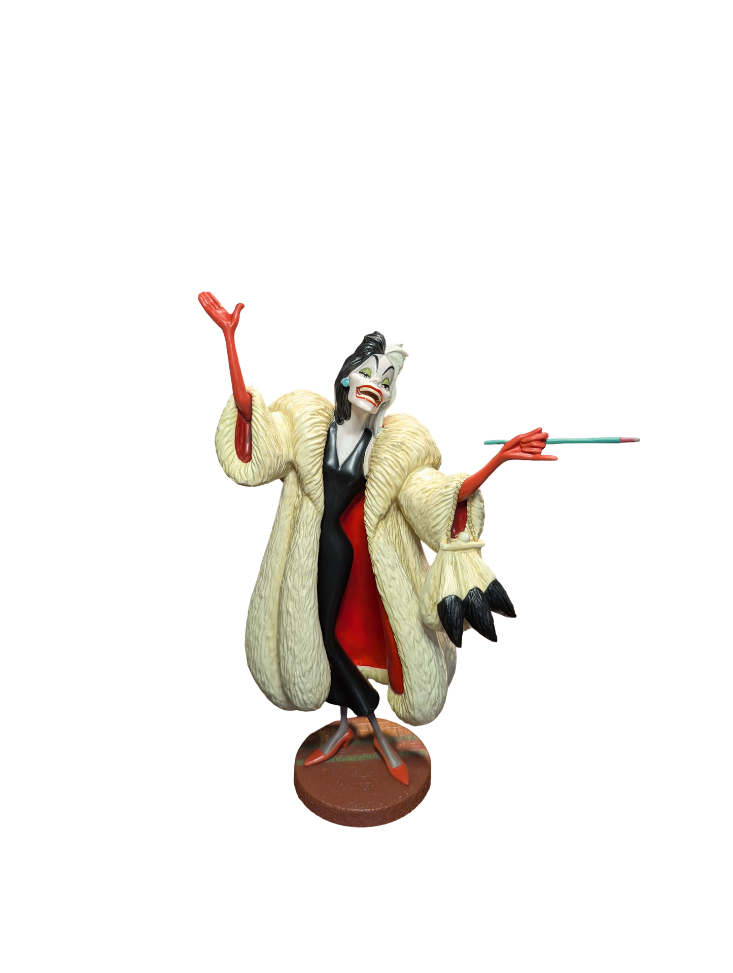 WDCC - 101 Dalmatians Cruela De Vil "Anita Daahling" - Contents Verified New Condition