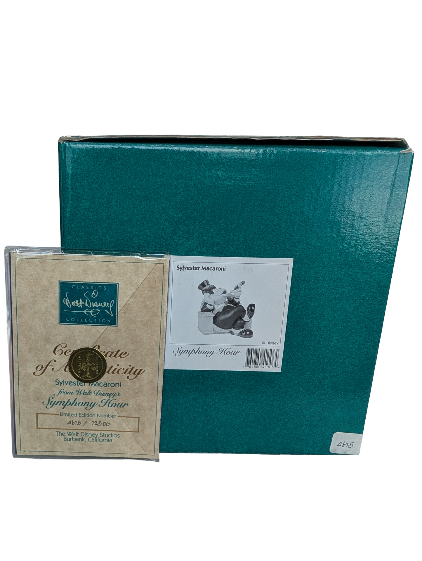 WDCC - Symphony Hour - Sylvester Macaroni - Contents Verified New Condition