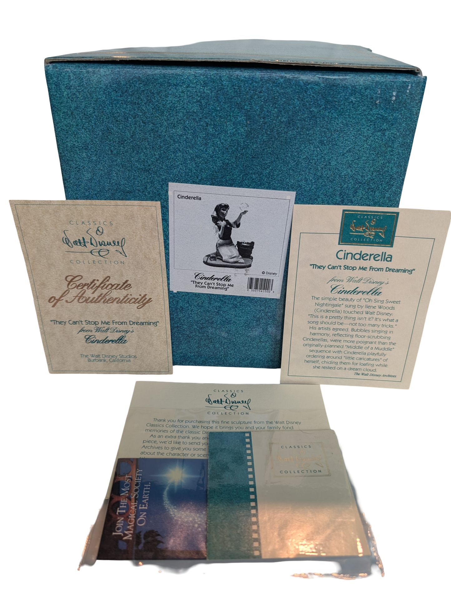 WDCC - Cinderella "They Can't Stop Me from Dreaming" - Contents Verified New Condition