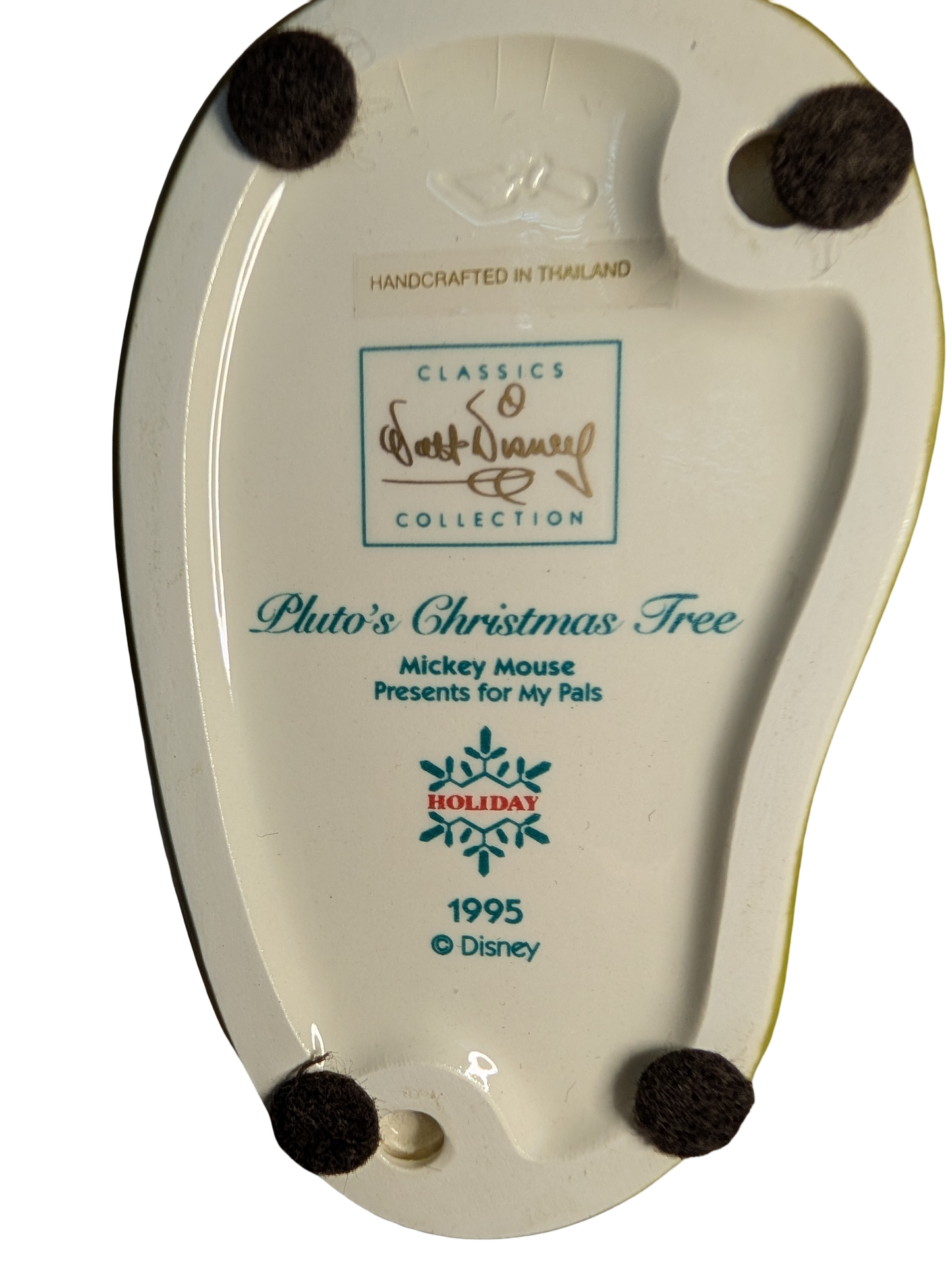 WDCC - Pluto's Christmas Tree Mickey Mouse 1995 Holiday Annual "Presents for My Pals" - Contents Verified New Condition
