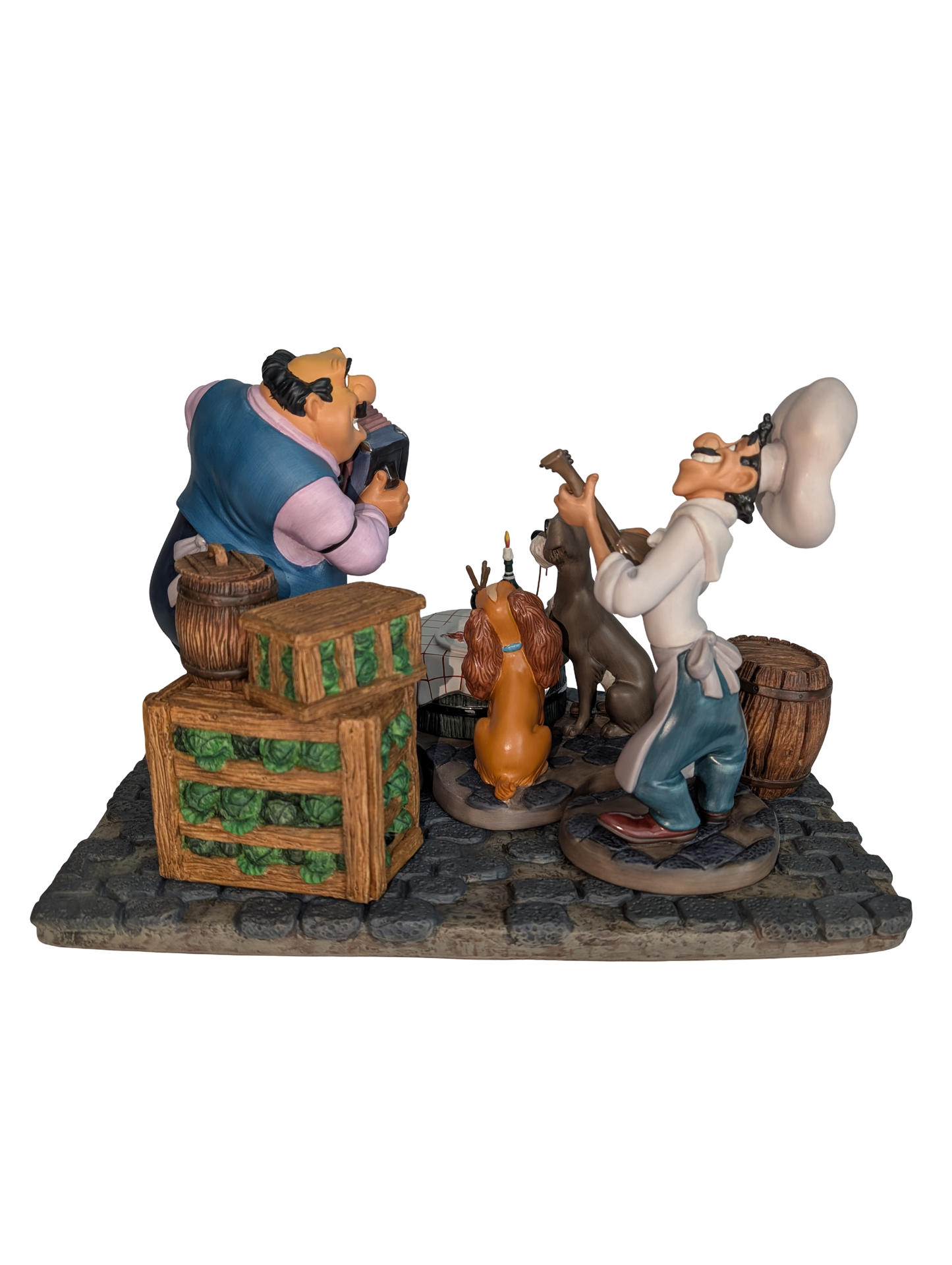 WDCC - Lady and the Tramp "Bella Notte" - Contents Verified New Condition