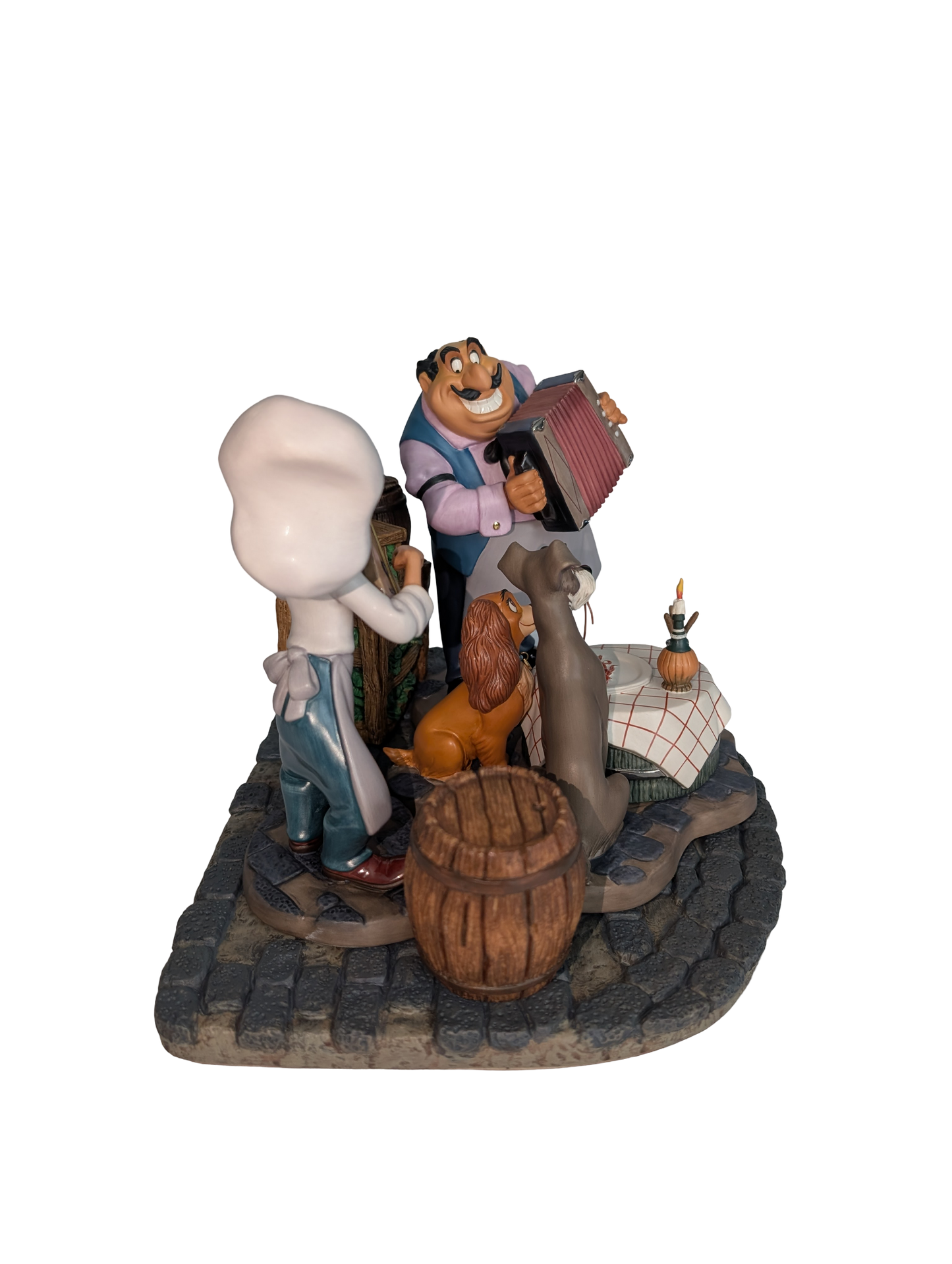 WDCC - Lady and the Tramp "Bella Notte" - Contents Verified New Condition