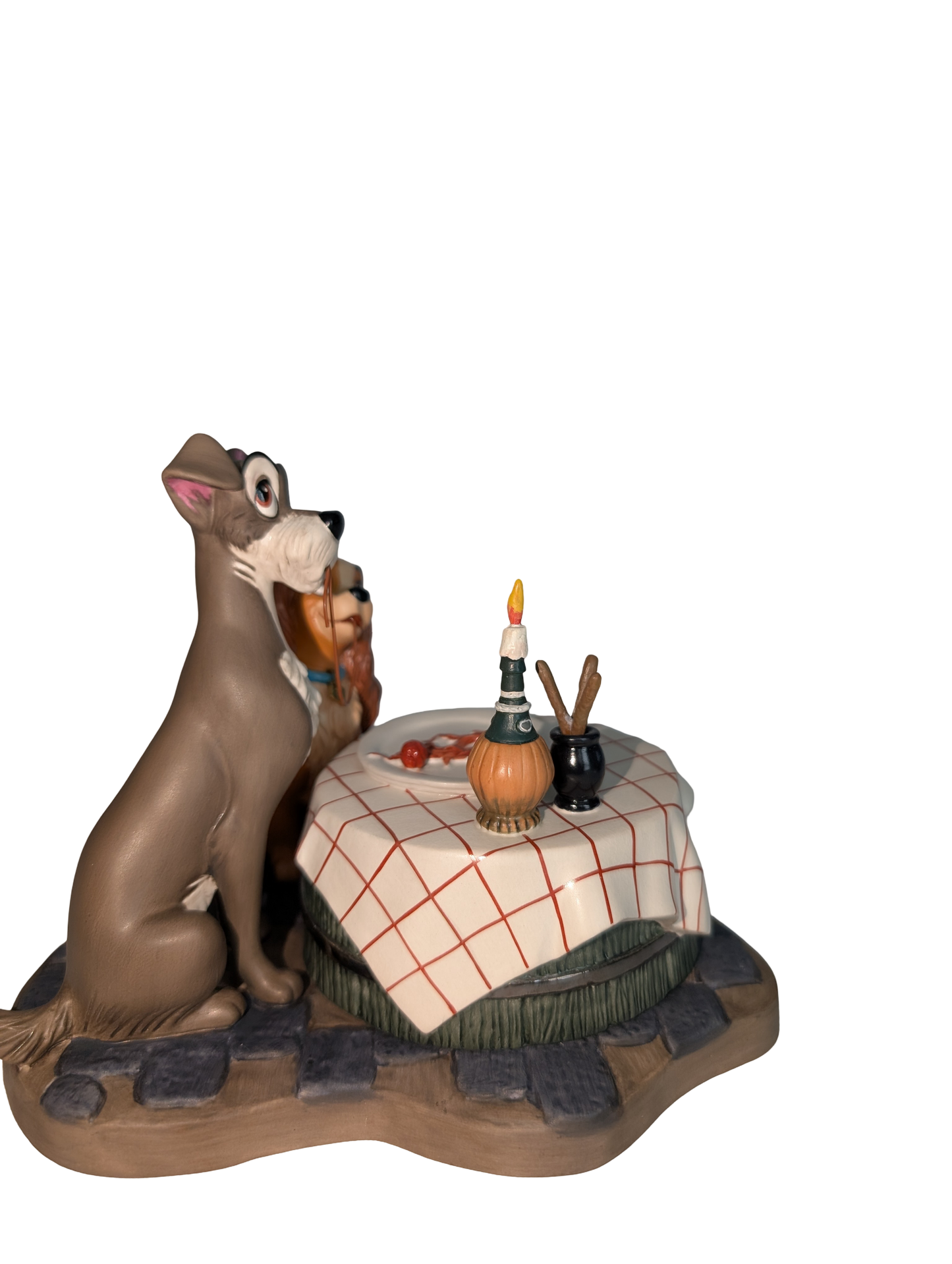 WDCC - Lady and the Tramp "Bella Notte" - Contents Verified New Condition