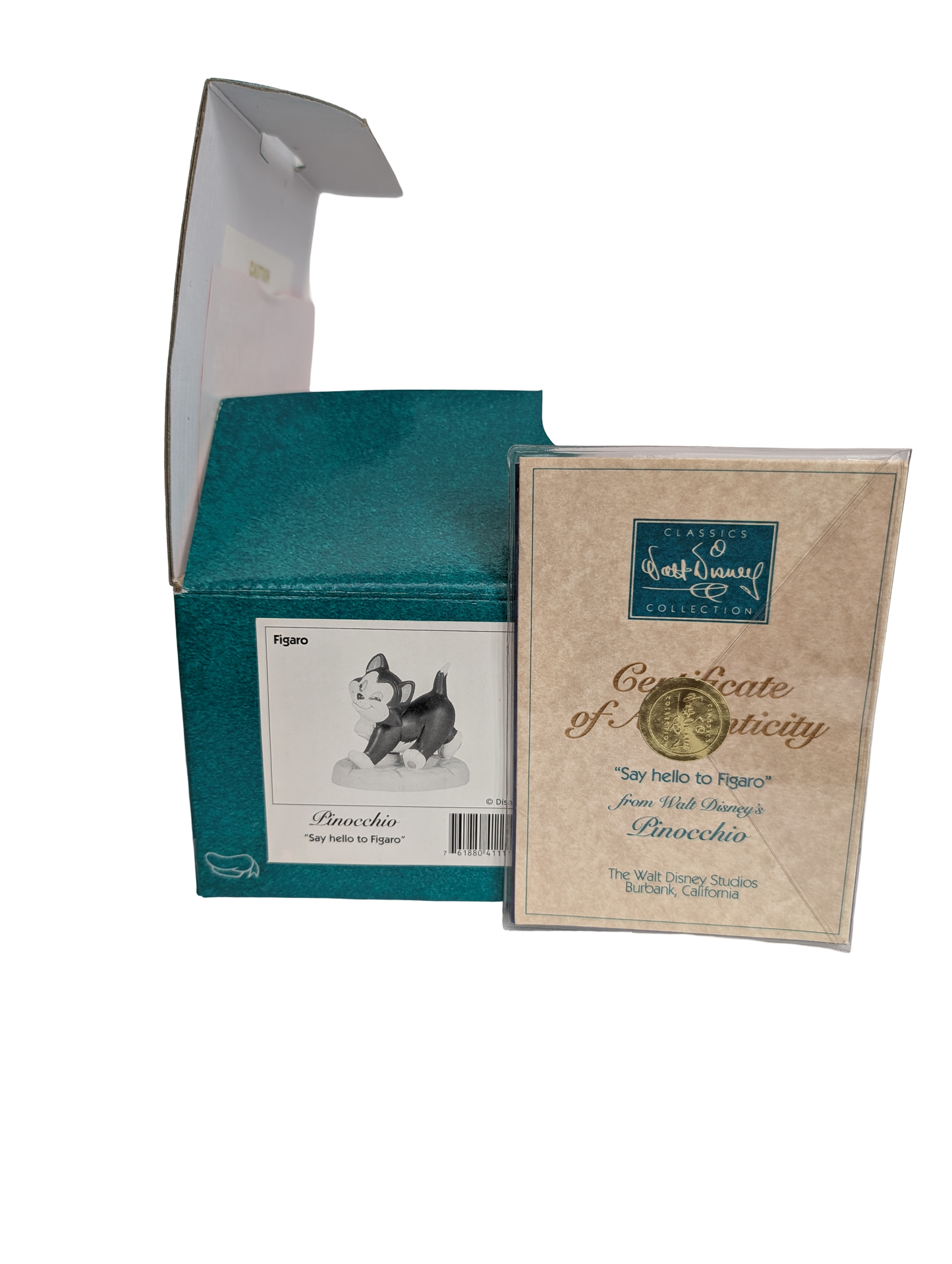 WDCC - Pinocchio Figaro "Say hello to Figaro" - Contents Verified New Condition
