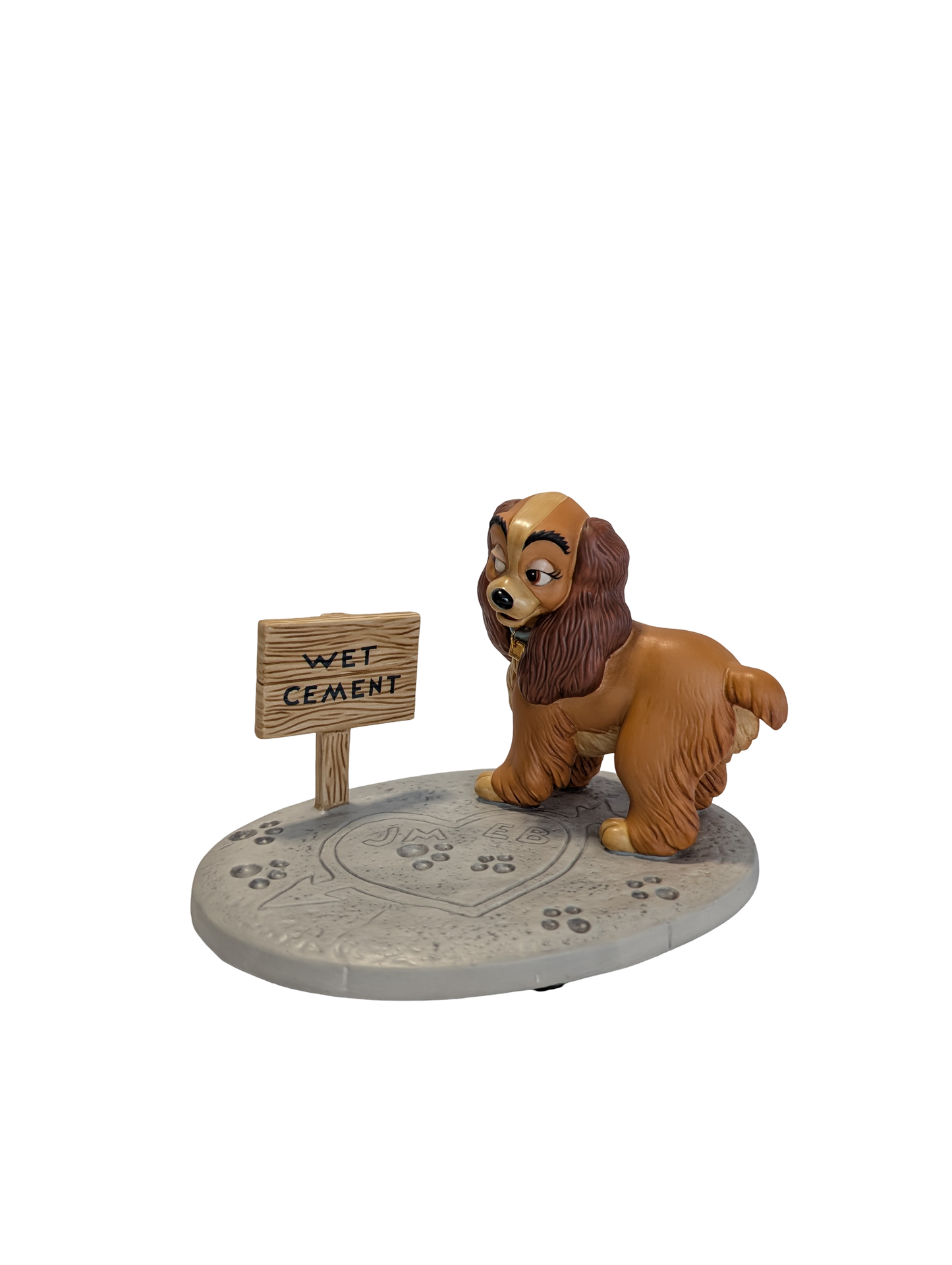 WDCC - Lady and the Tramp "Lady in Love" - Contents Verified New Condition