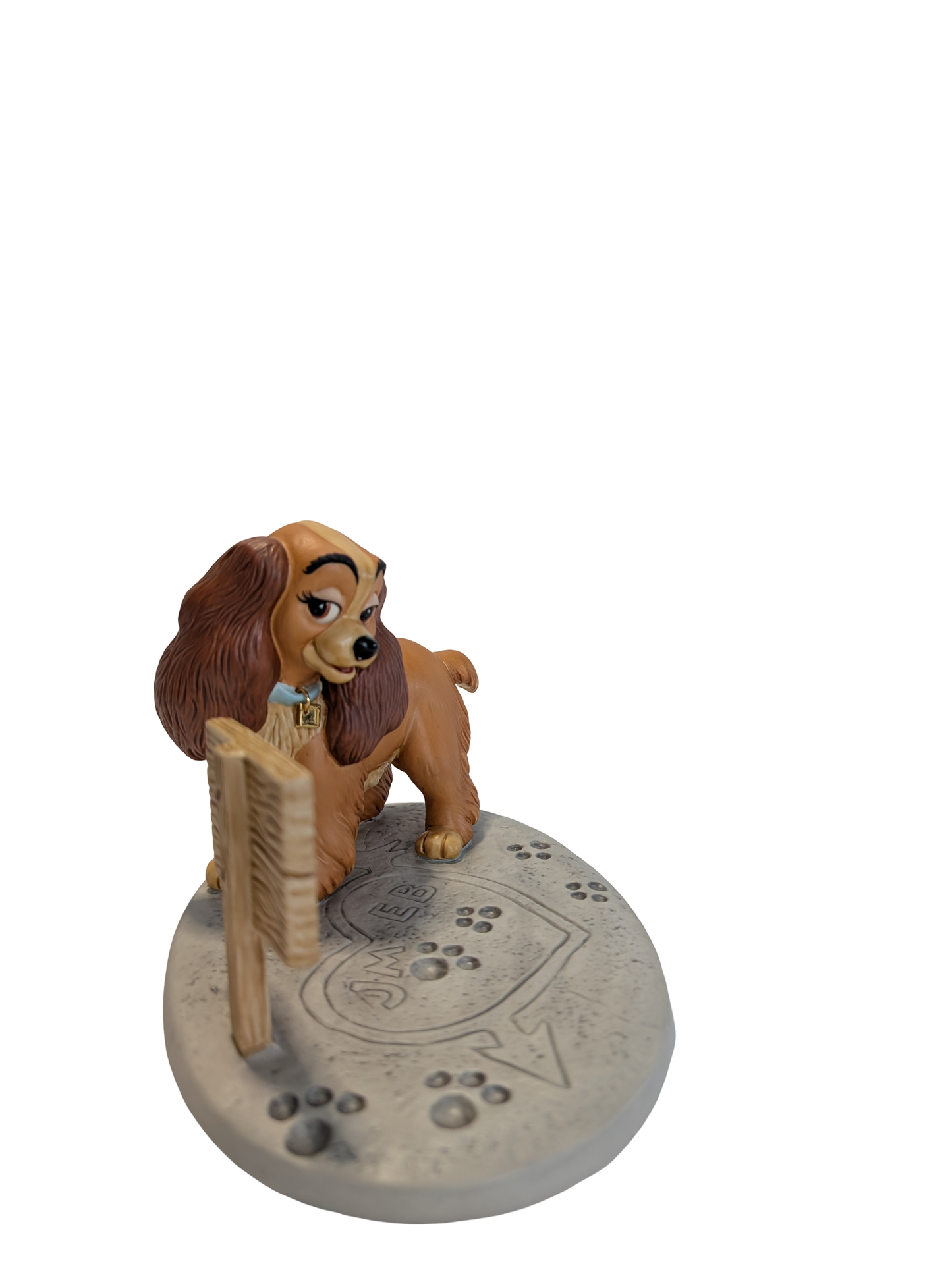 WDCC - Lady and the Tramp "Lady in Love" - Contents Verified New Condition