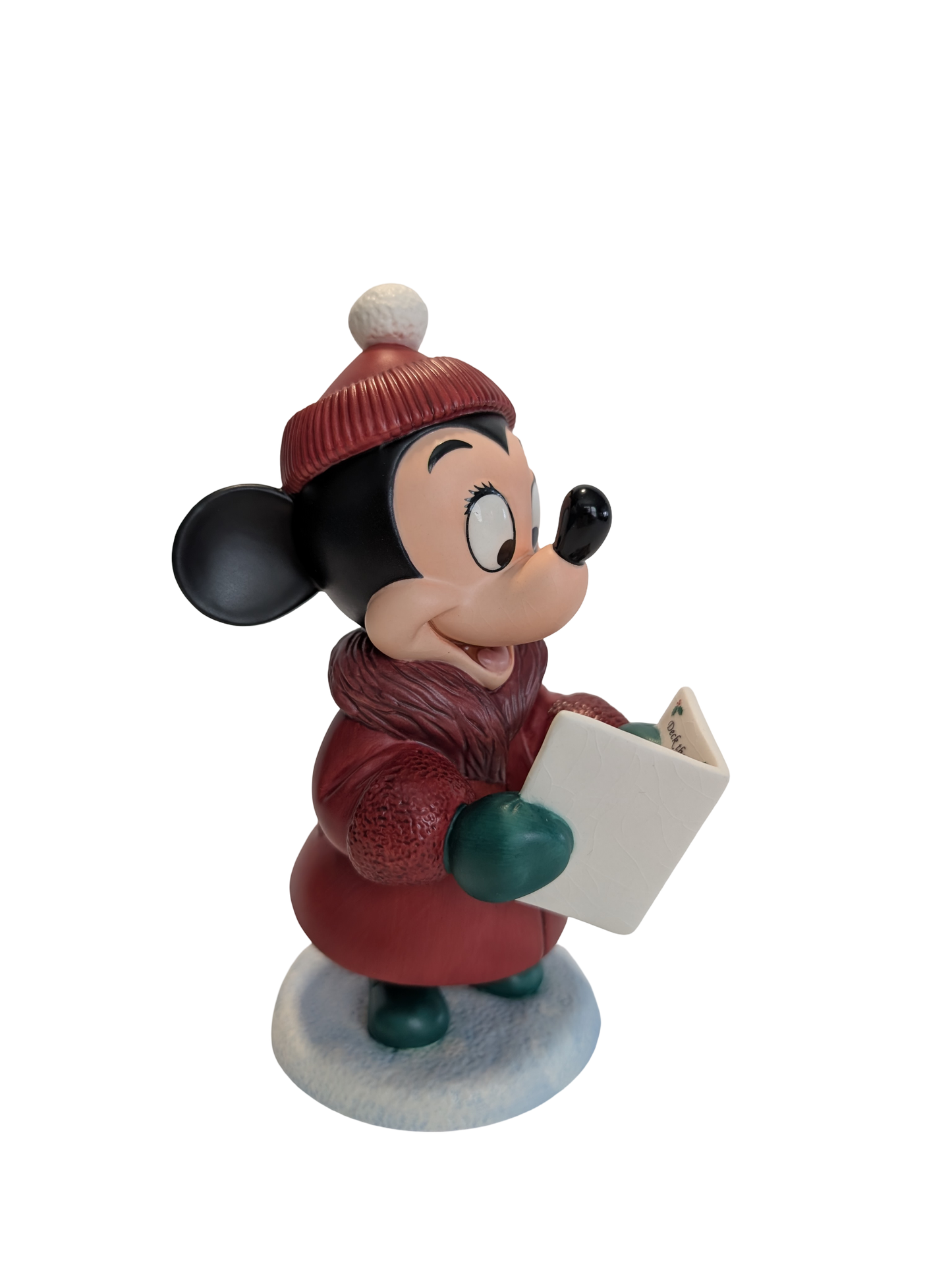 WDCC - Pluto's Christmas Tree Caroler Minnie - Contents Verified New Condition