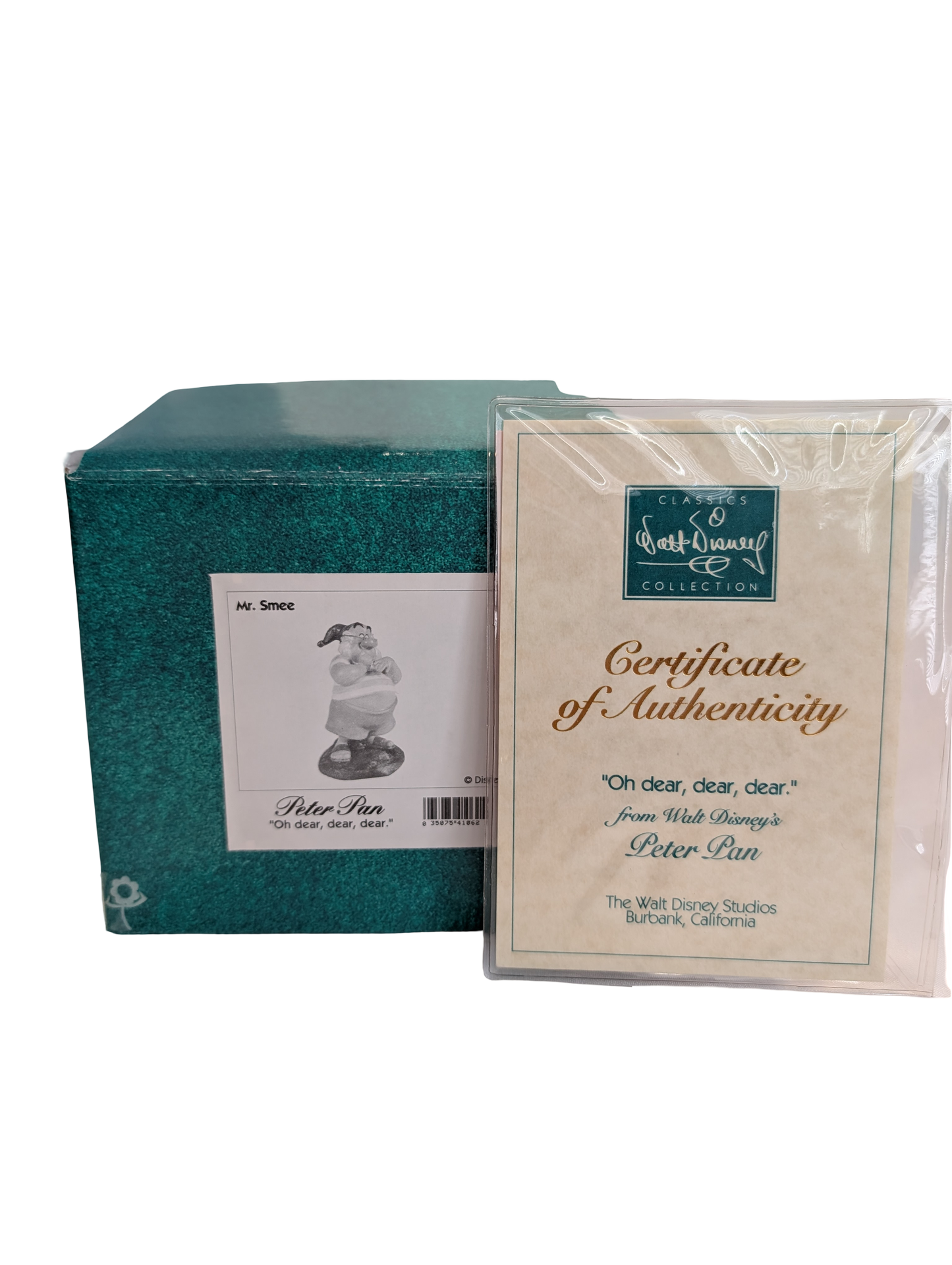 WDCC - Peter Pan Mr. Smee "Oh dear, dear, dear." - Contents Verified New Condition