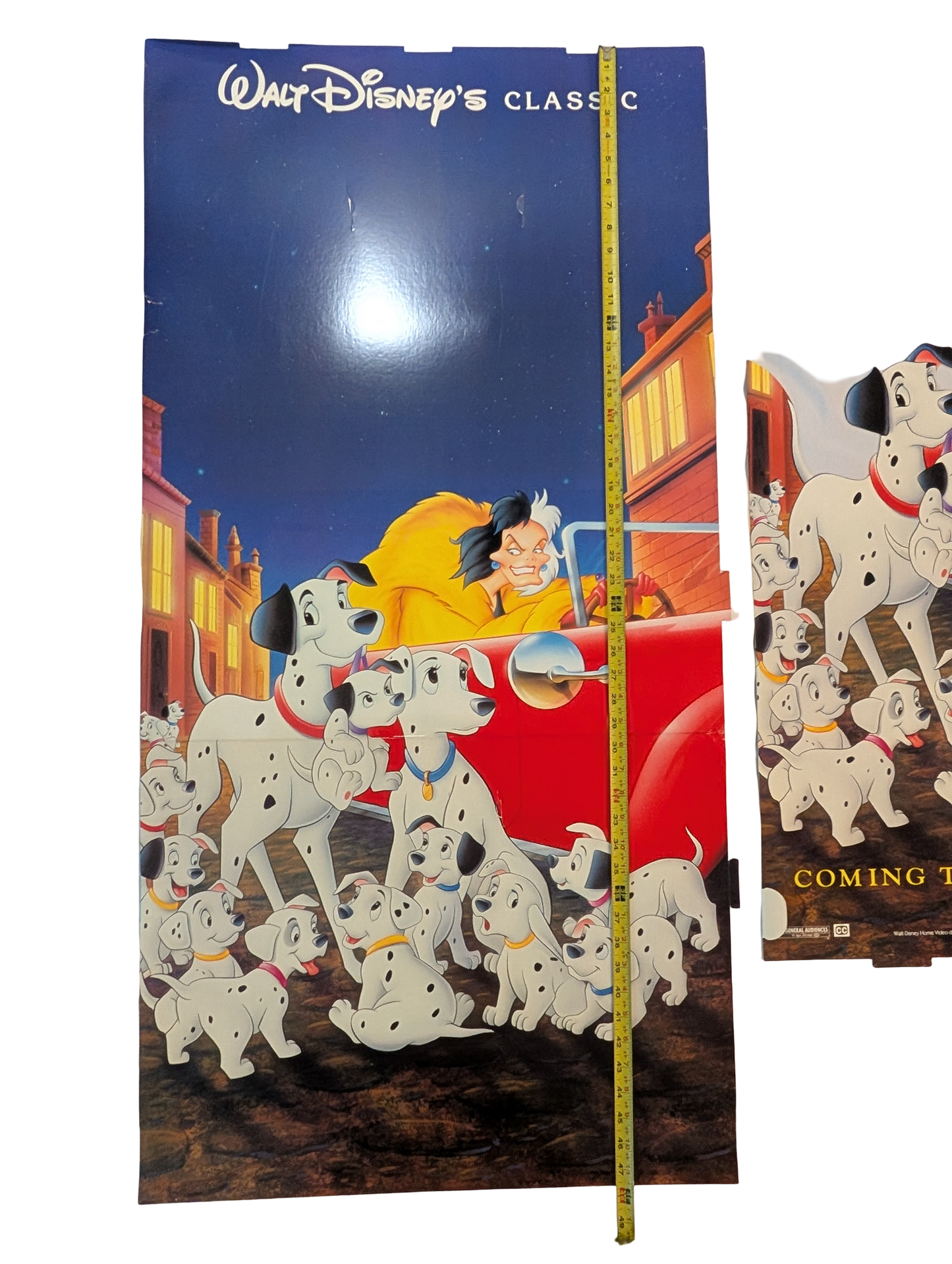 "101 Dalmatians" Video Store Floor Standee (w/o Stand/Base)