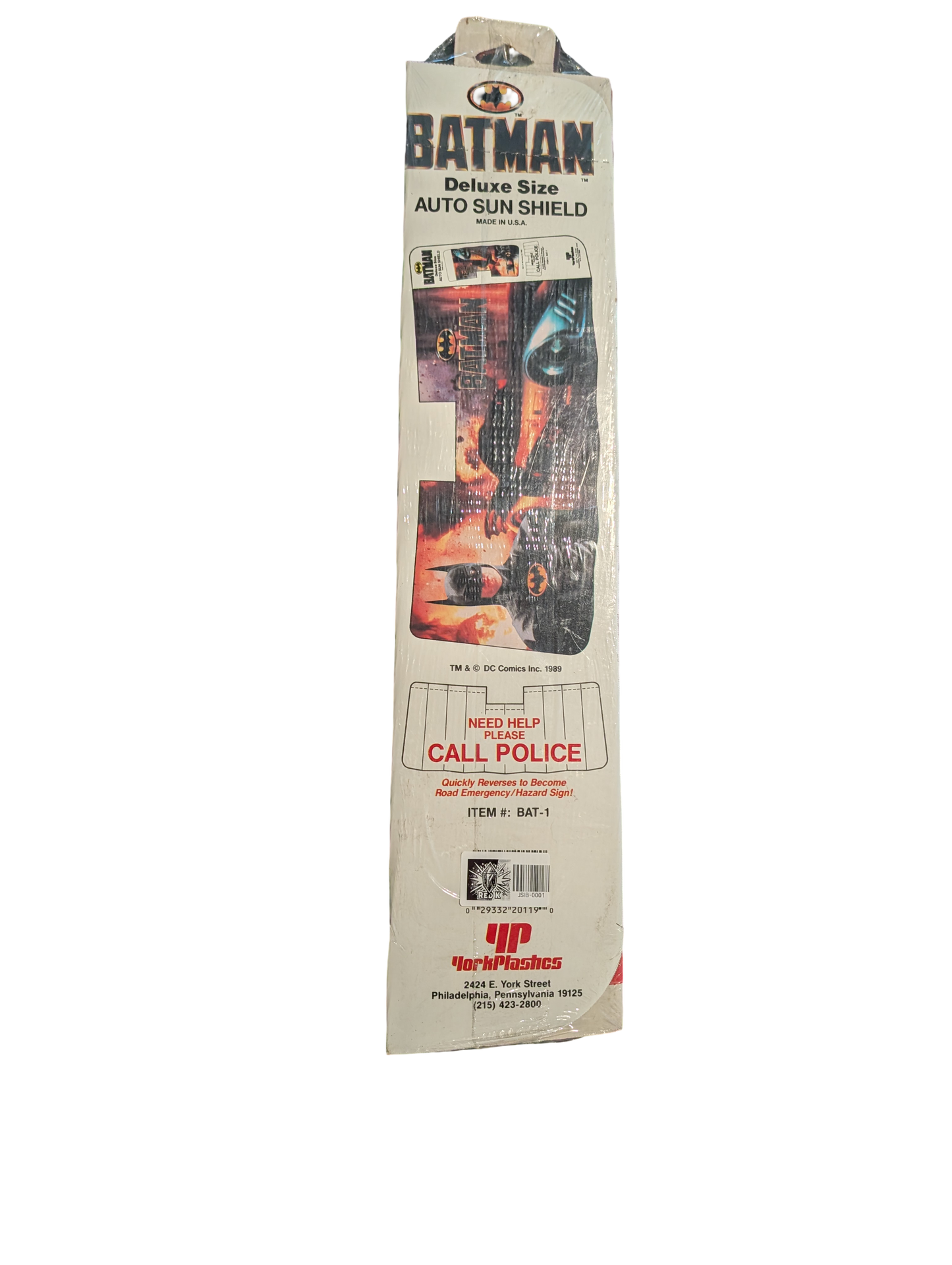 Auto Sun Shield 1989 Batman Movie, Deluxe Size