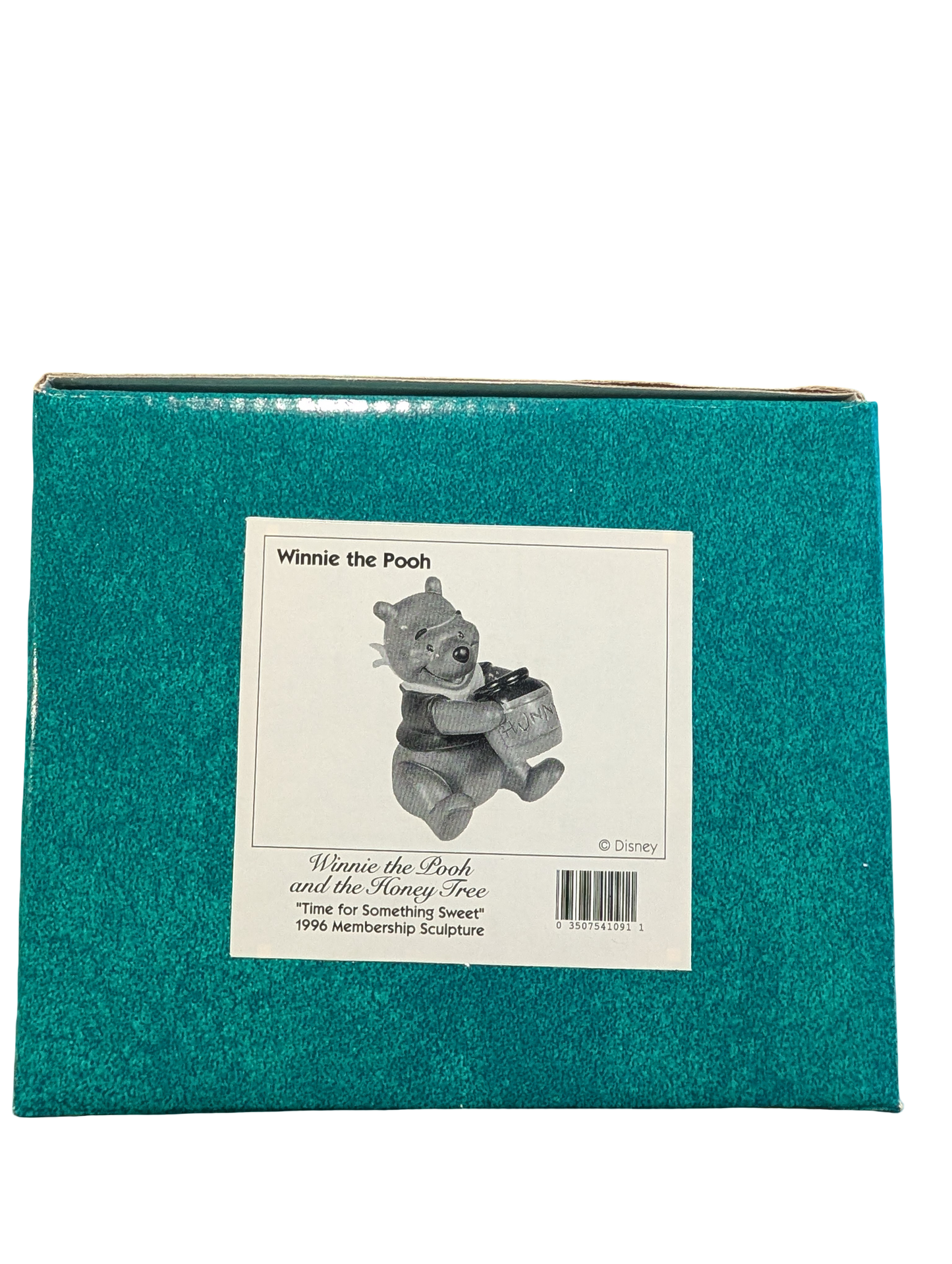 Winnie the Pooh and the Honey Tree "Time for Something Sweet" 1996 Membership Sculpture & Cloisonne Pin