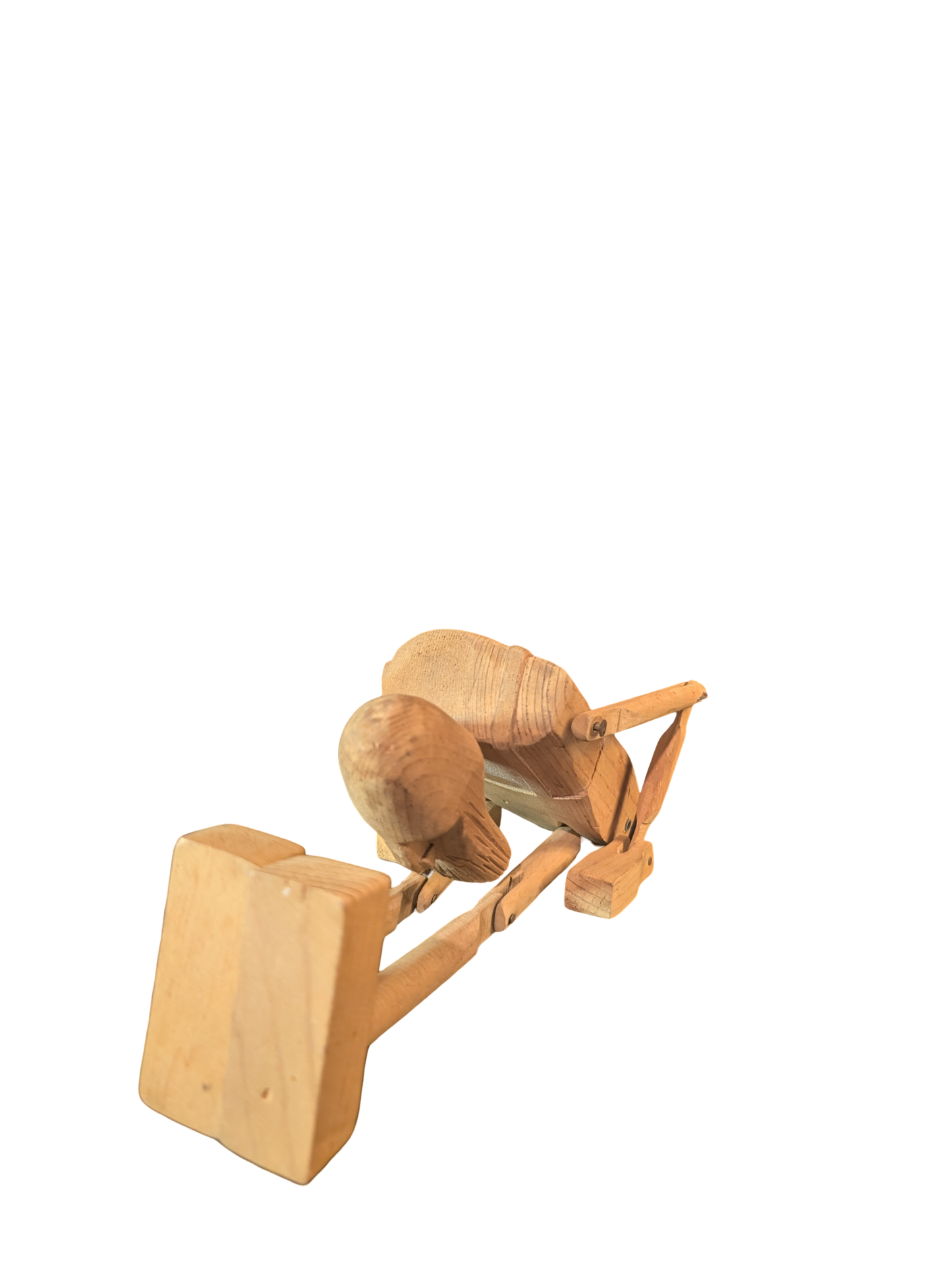 Articulated Wooden Folk Art Figure