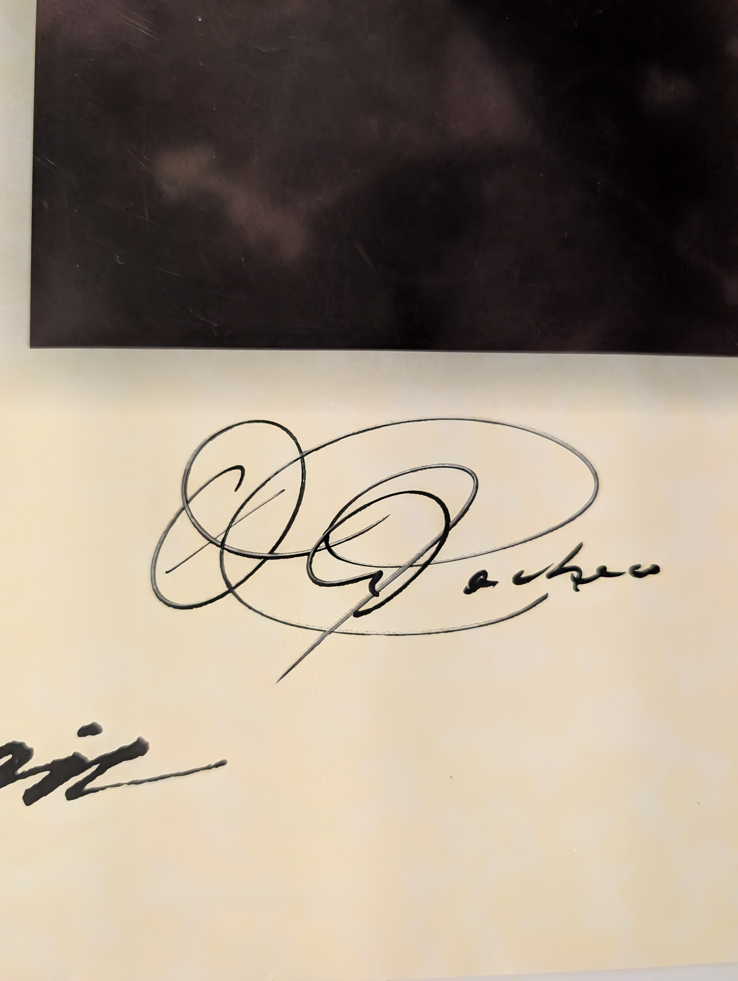 "Creating Moments of Beauty and Magic" WDCC Poster 21in x 39in Signed by David Pacheco