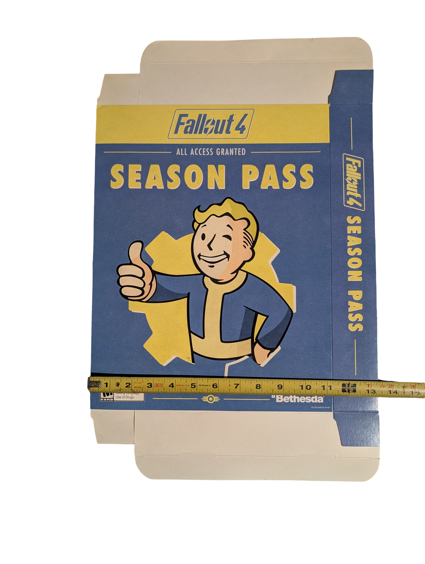 Fallout 4 All Access Granted Season Pass 3D Display