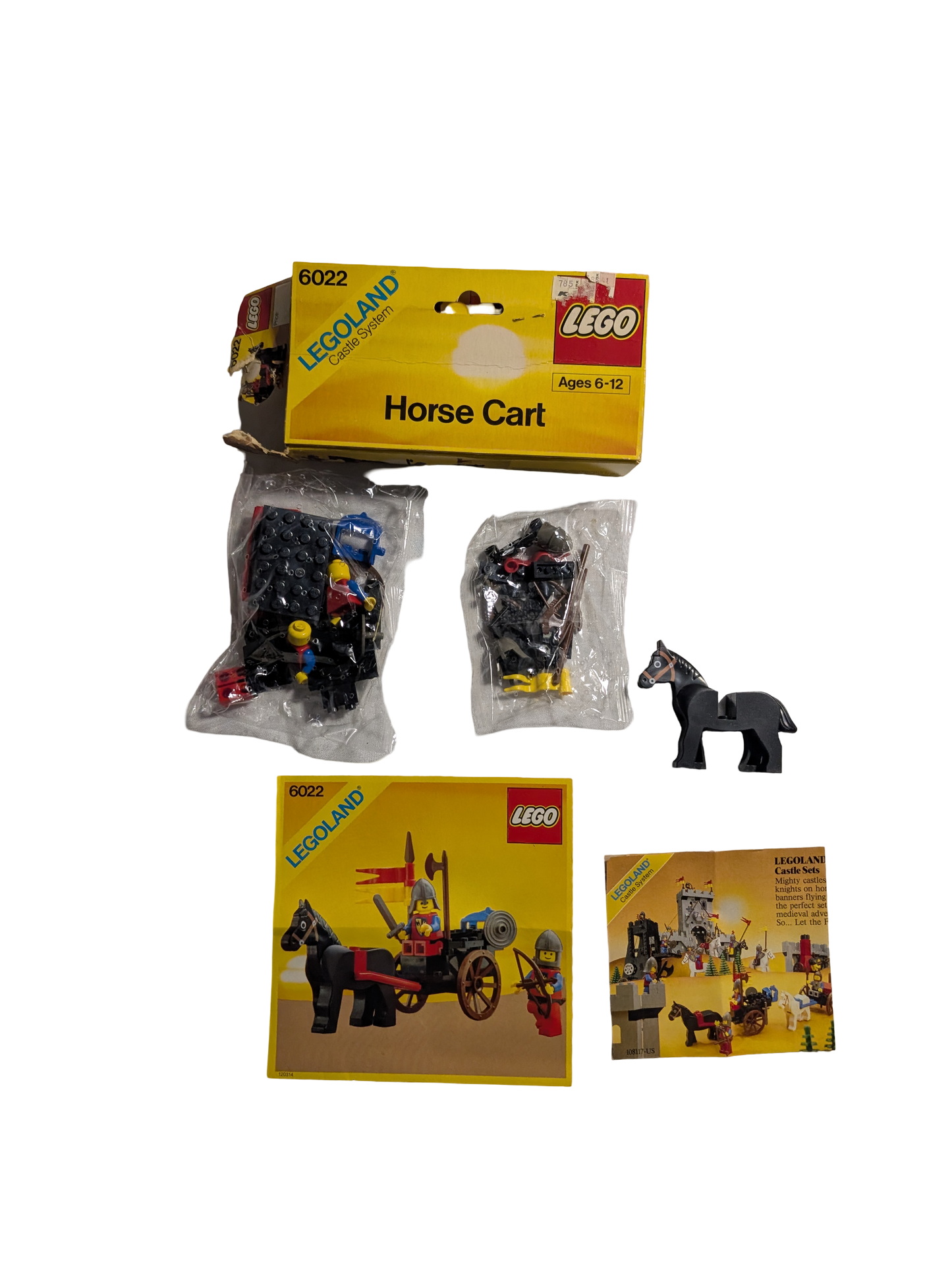 LEGO Legoland Castle System Horse Cart #6022