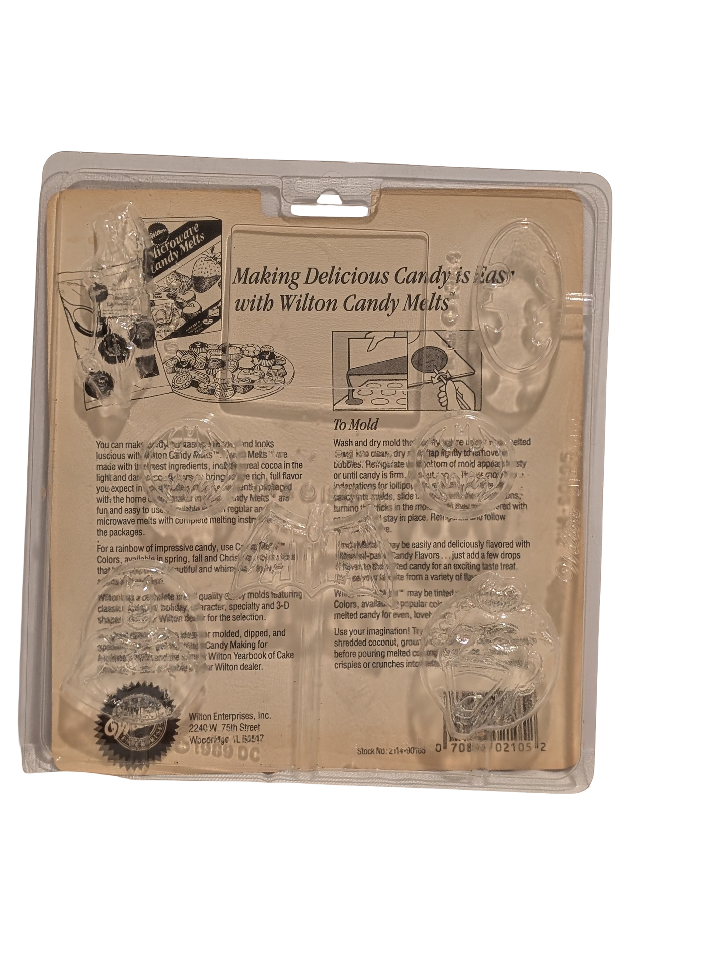 1989 Wilton DC Comics Batman Character Candy Mold