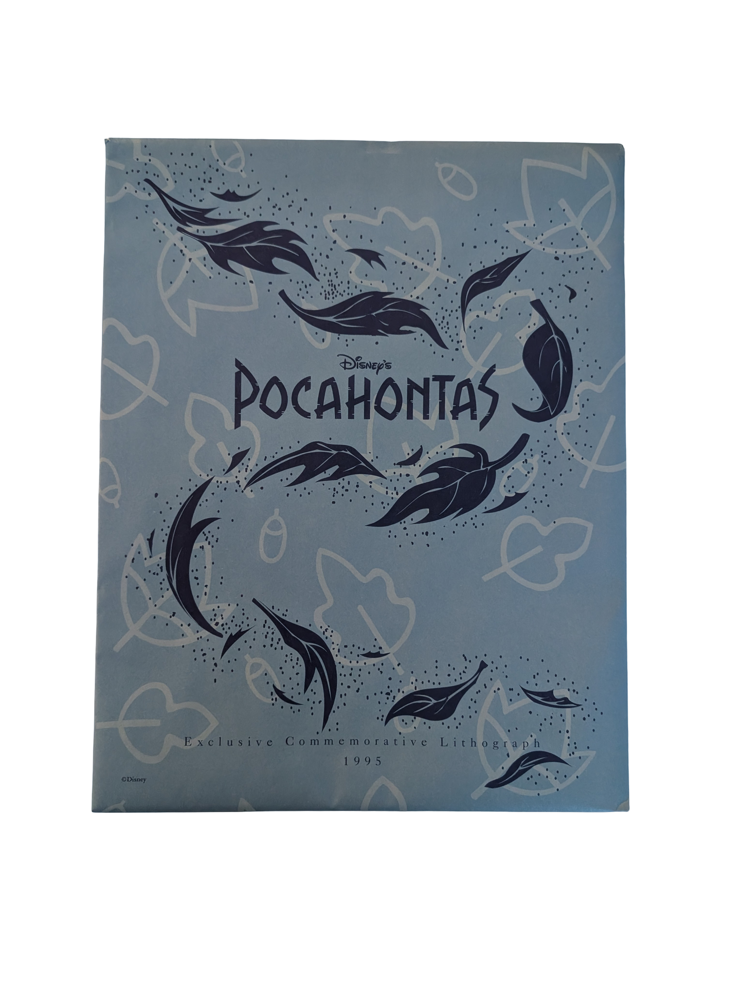 1995 Disney Store Exclusive Pocahontas Commemorative Lithograph