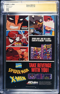 Doom 2099 #15 (Marvel, 1994) CGC 9.2 White Pages - Pat Broderick Authenticated Autograph