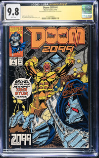 Doom 2099 #4 (Marvel, 1993) CGC 9.8 White Pages - Pat Broderick Signed