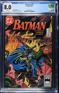 Batman #430 #431 #432 CGC Graded 7.5-9.0 WHITE Pages