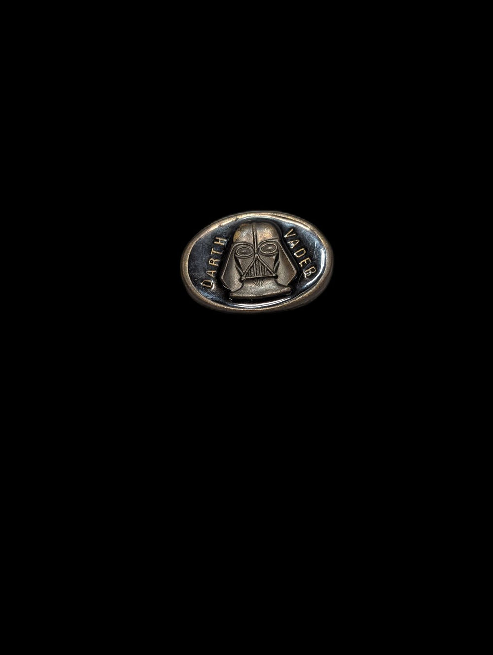 Vintage "Star Wars" 1977 Darth Vader Oval Metal Belt Buckle by Lee Co.