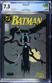 Batman #430 #431 #432 CGC Graded 7.5-9.0 WHITE Pages
