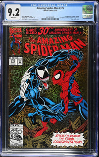 Amazing Spider-Man #375 CGC Graded 9.2 WHITE Pages