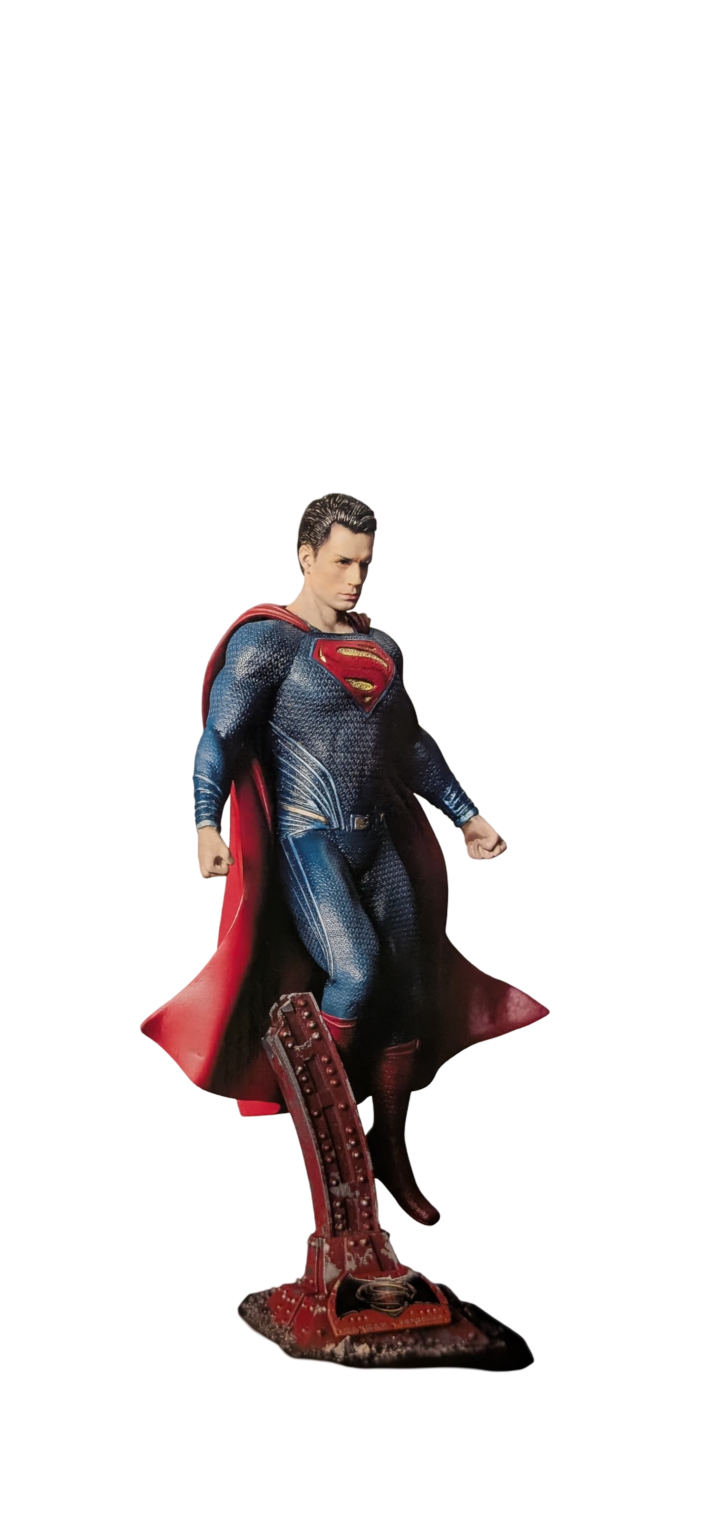 Batman v Superman Ultimate Edition with Superman Statue - Excellent Condition (Blu-Ray)