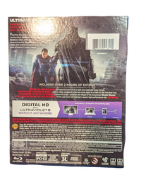 Batman v Superman Ultimate Edition with Superman Statue - Excellent Condition (Blu-Ray)