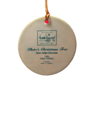 WDCC - Pluto's Christmas Tree  Pluto Helps Decorate Disc Ornament 1996 Happy Holidays - Contents Verified New Condition