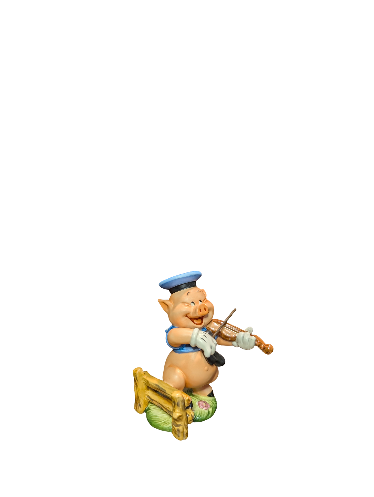 WDCC -Three Little Pigs Fiddler Pig "Hey Diddle, Diddle, I Play on My Fiddle"  - Contents Verified New Condition