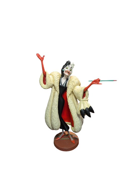 WDCC - 101 Dalmatians Cruela De Vil "Anita Daahling" - Contents Verified New Condition