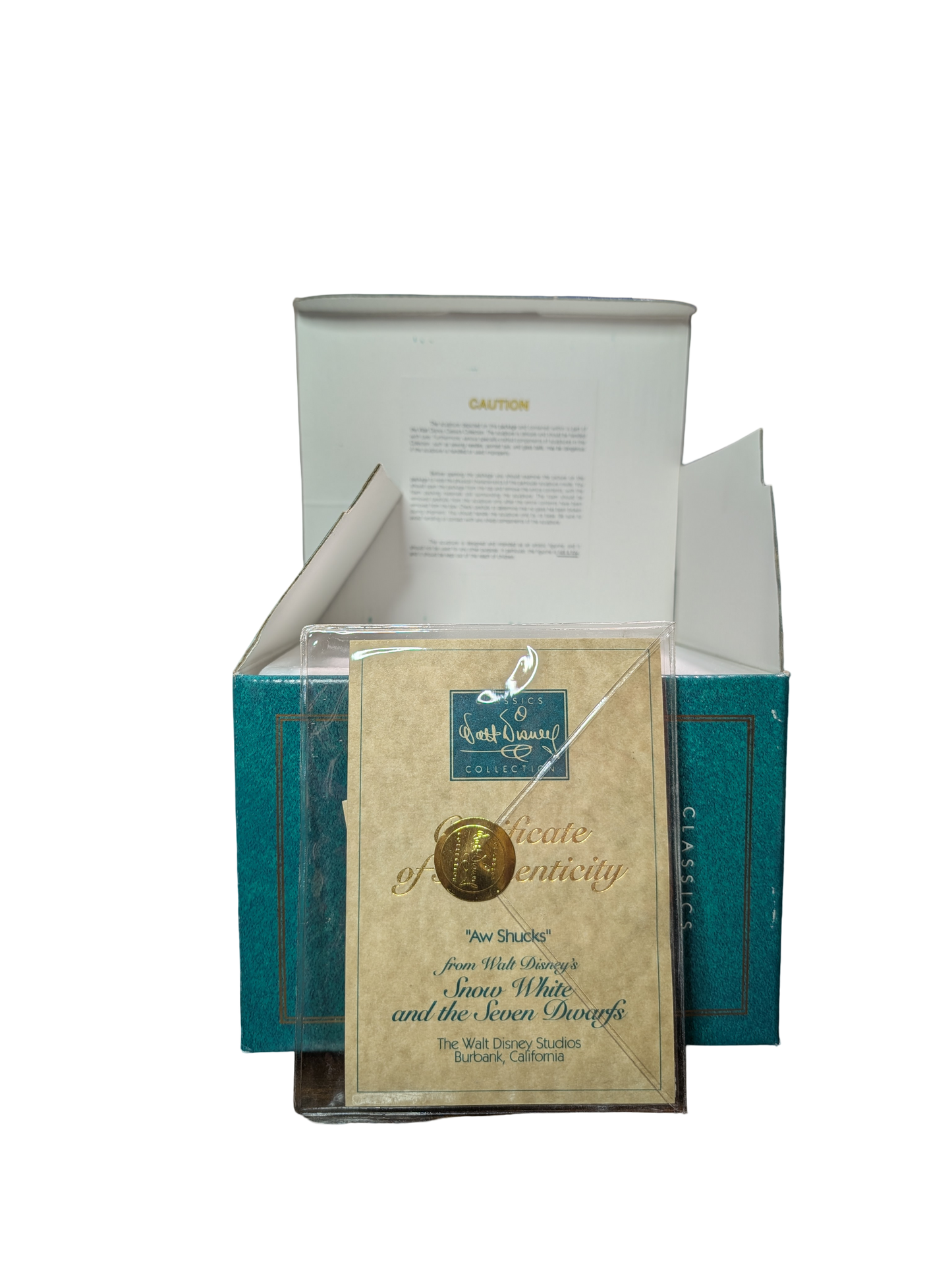 WDCC - Snow White and the Seven Dwarfs Bashful "Aw Shucks" - Contents Verified New Condition