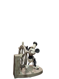WDCC - Steamboat Willy Mickey's Debut 5 year Anniversary Sculpture - Contents Verified New Condition