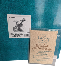 WDCC - Three Little Pigs Big Bad Wolf "Who's afraid of the Big Bad Wolf?" - Contents Verified New Condition