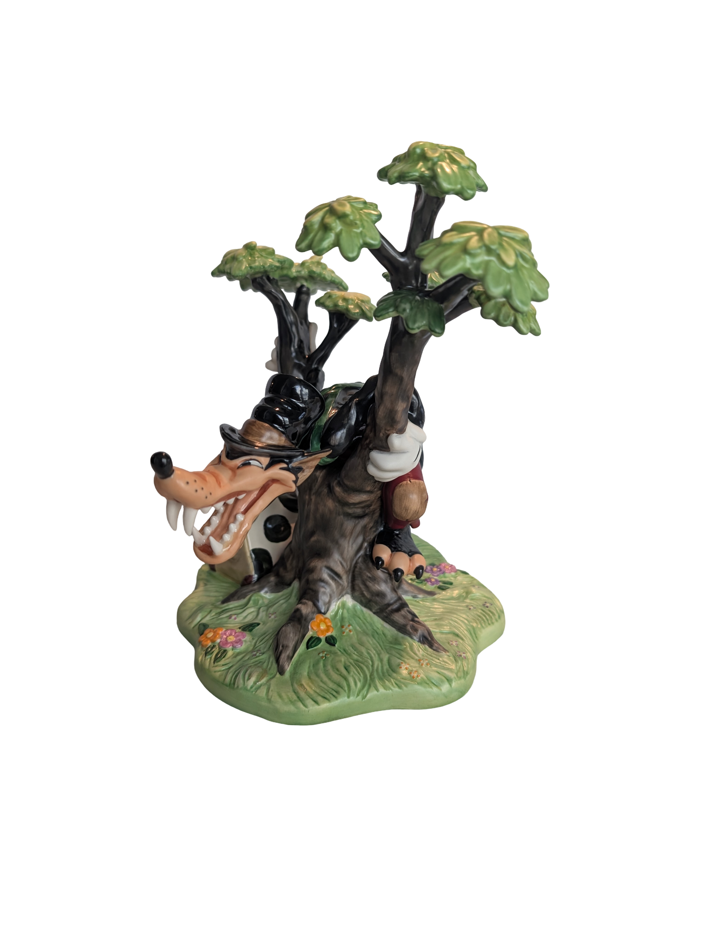 WDCC - Three Little Pigs Big Bad Wolf "Who's afraid of the Big Bad Wolf?" - Contents Verified New Condition