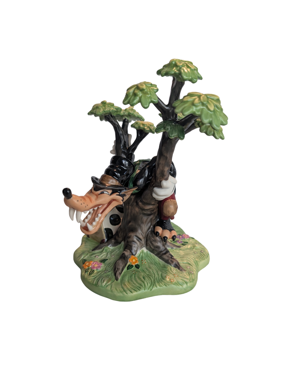 WDCC - Three Little Pigs Big Bad Wolf "Who's afraid of the Big Bad Wolf?" - Contents Verified New Condition
