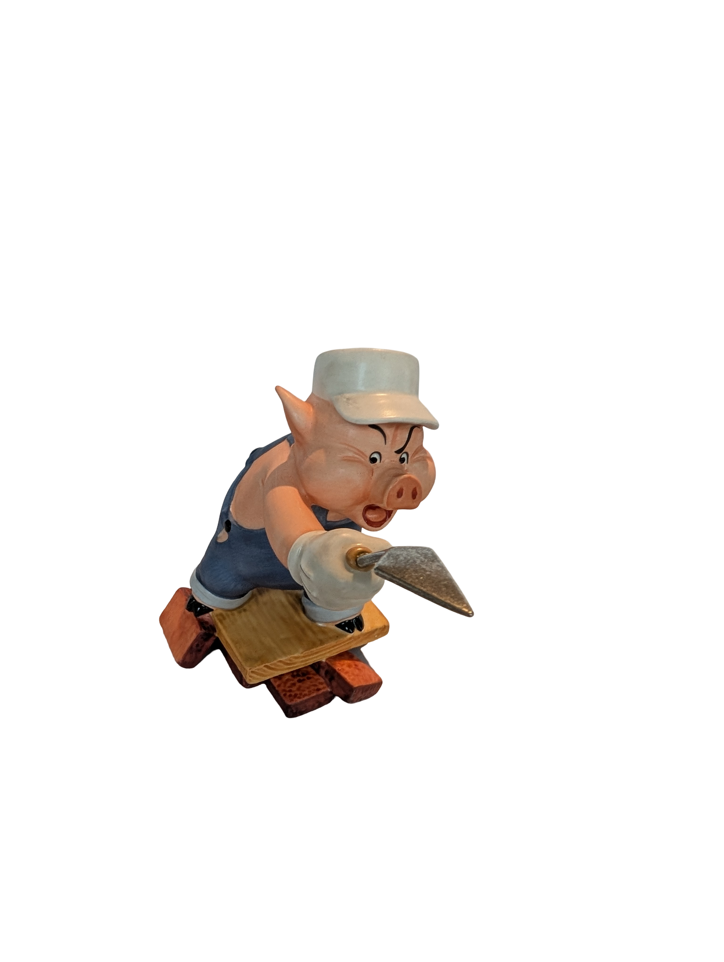 WDCC - Three Little Pigs Practical Pig "Work and Play Don't Mix" - Contents Verified New Condition
