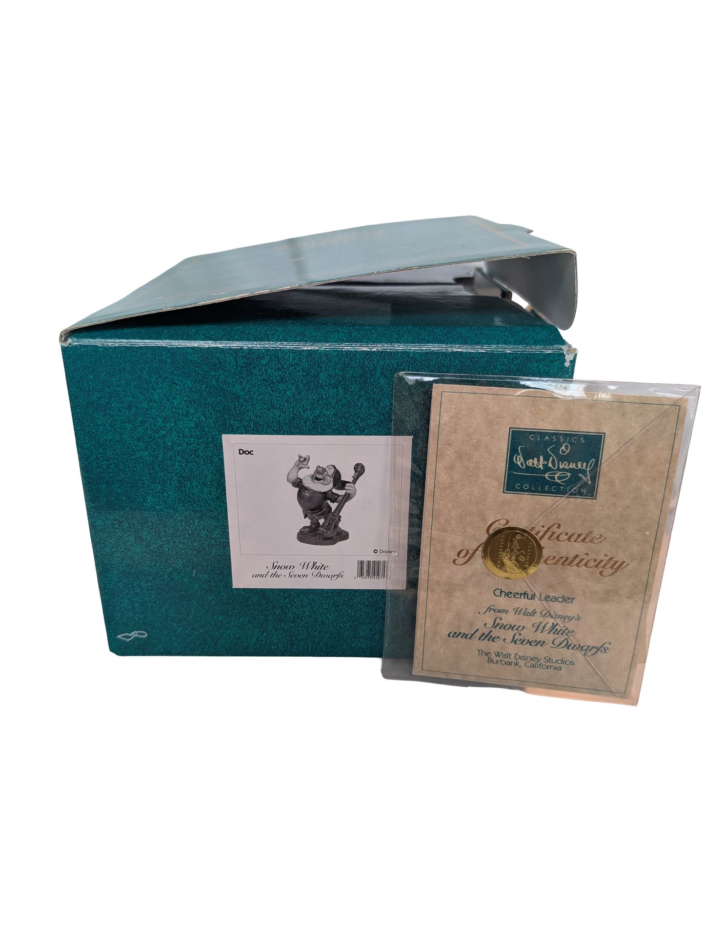 WDCC - Snow White and the Seven Dwarfs Doc "Cheerful Leader" - Contents Verified New Condition