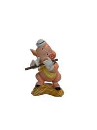 WDCC - Three Little Pigs Fifer Pig "I Toot My Flute, I Don't Give a Hoot" - Contents Verified New Condition