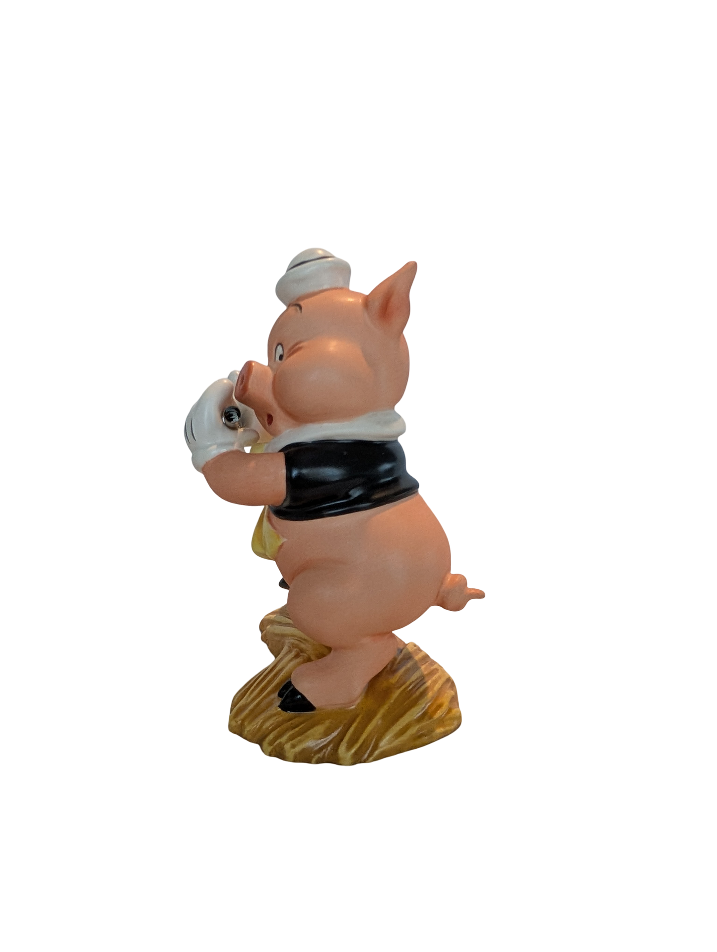 WDCC - Three Little Pigs Fifer Pig "I Toot My Flute, I Don't Give a Hoot" - Contents Verified New Condition