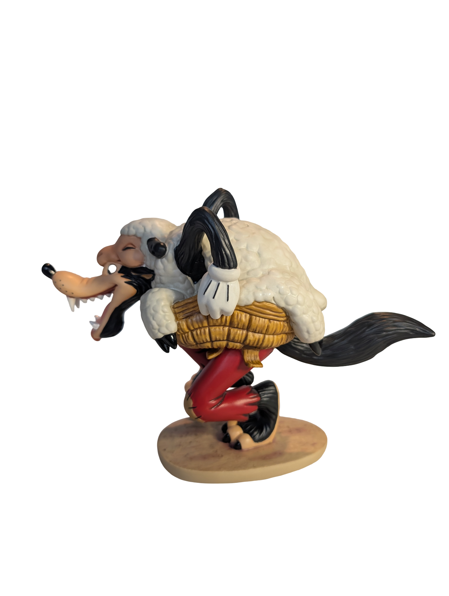 WDCC - Three Little Pigs Big Bad Wolf "I'm a poor little sheep…" - NO COA New Condition