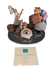 WDCC - Lady and the Tramp "Bella Notte"  - Contents Verified New Condition
