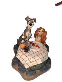 WDCC - Lady and the Tramp "Bella Notte"  - Contents Verified New Condition