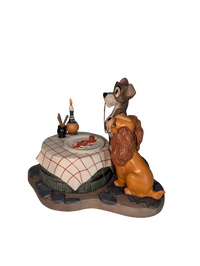 WDCC - Lady and the Tramp "Bella Notte"  - Contents Verified New Condition