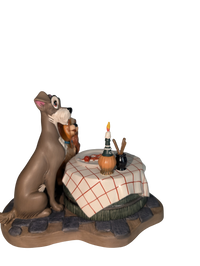 WDCC - Lady and the Tramp "Bella Notte"  - Contents Verified New Condition