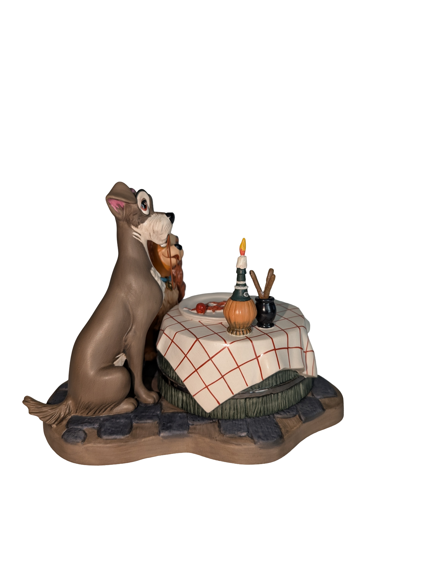 WDCC - Lady and the Tramp "Bella Notte"  - Contents Verified New Condition