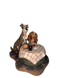 WDCC - Lady and the Tramp "Bella Notte"  - Contents Verified New Condition