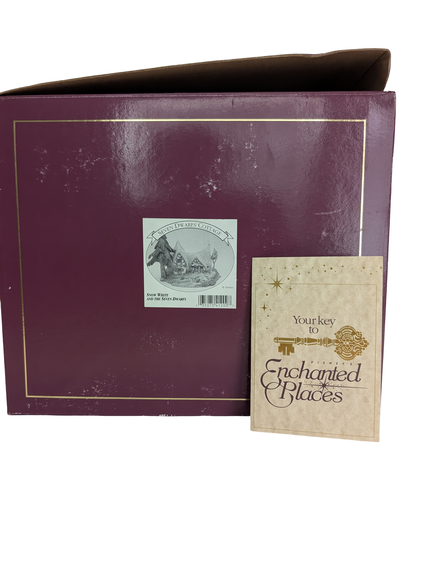 WDCC - Snow White and the Seven Dwarfs Seven Dwarfs' Cottage - Contents Verified New Condition