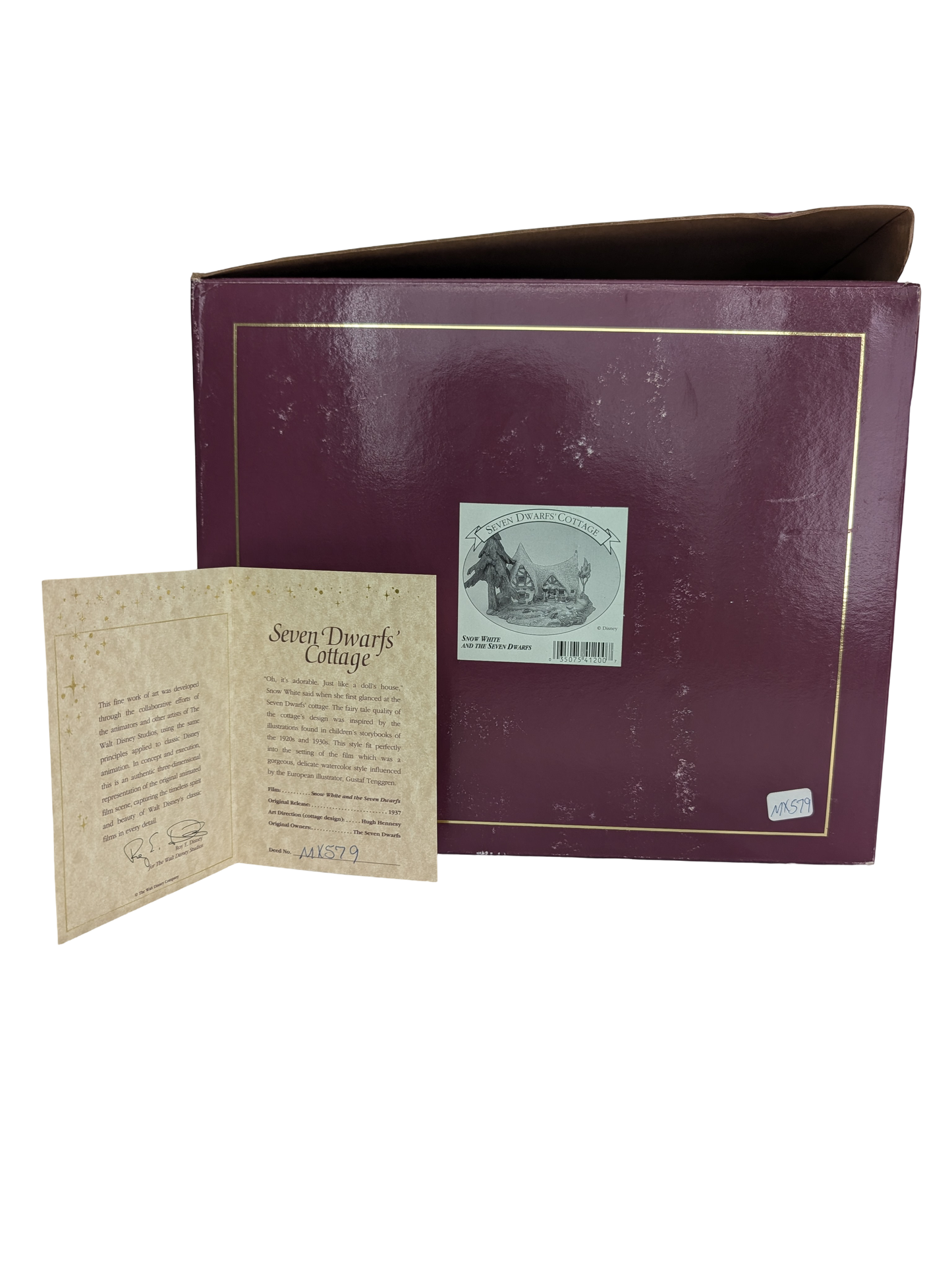 WDCC - Snow White and the Seven Dwarfs Seven Dwarfs' Cottage - Contents Verified New Condition
